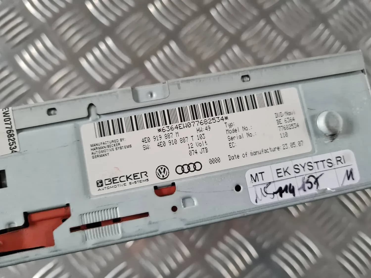 Jednotka CD/DVD/Navigace AUDI A6 2008 - foto 6